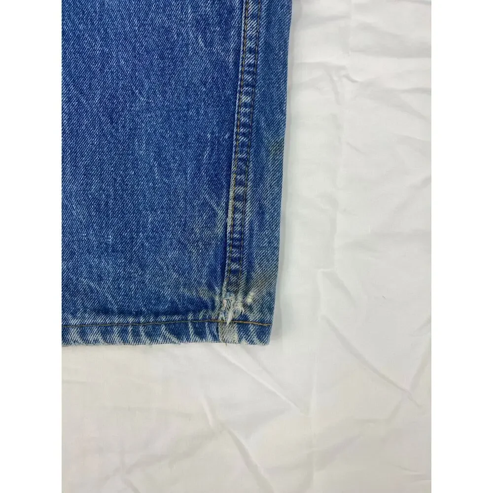 VTG Y2K Men Levi's 506 Orange Tab USA Straight Fit Leg denim blue jeans 40x32